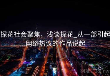 探花社会聚焦，浅谈探花_从一部引起网络热议的作品说起