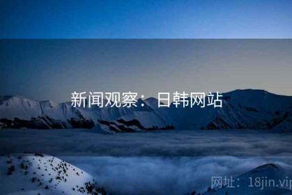 新闻观察：日韩网站