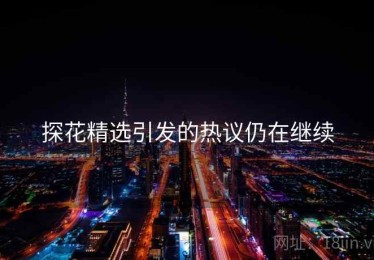 探花精选引发的热议仍在继续