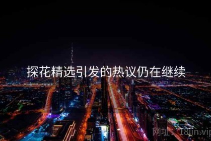 探花精选引发的热议仍在继续
