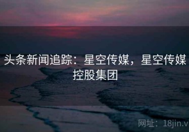 头条新闻追踪：星空传媒，星空传媒控股集团