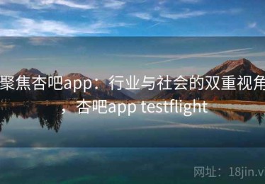 聚焦杏吧app：行业与社会的双重视角，杏吧app testflight